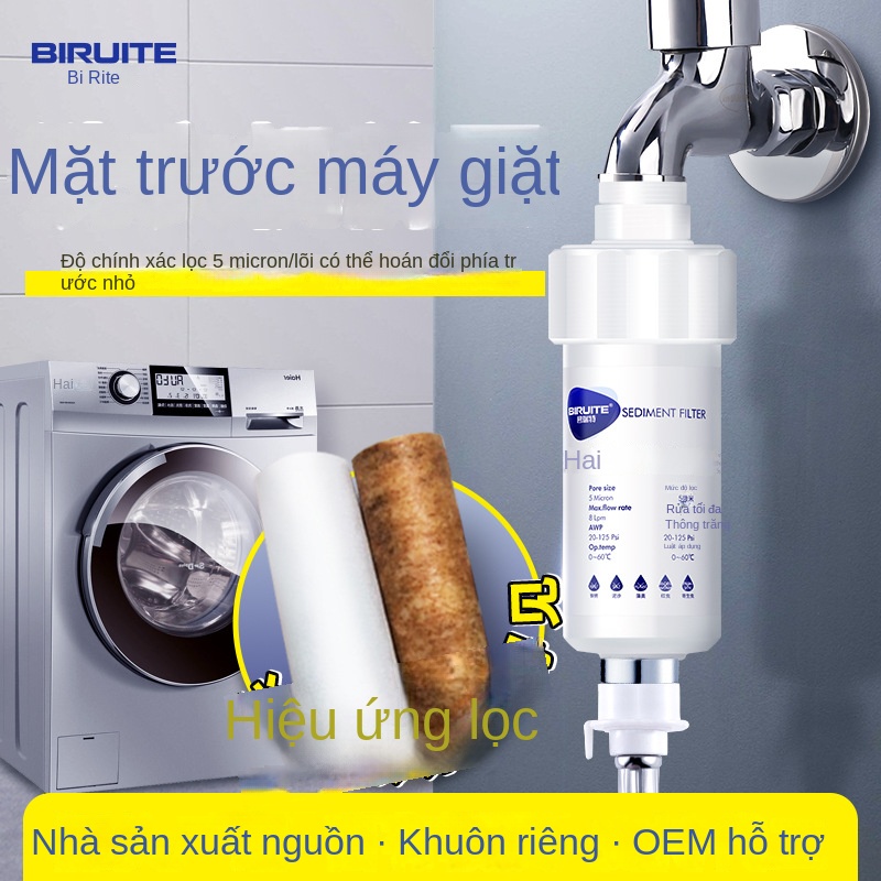 Máy lọc nước gia đình, vòi hoa sen, máy giặt, bộ lọc nhà vệ sinh, bộ lọc phía trước nhỏ, có thể thay lõi, bộ lọc bông PP xuyên biên giới