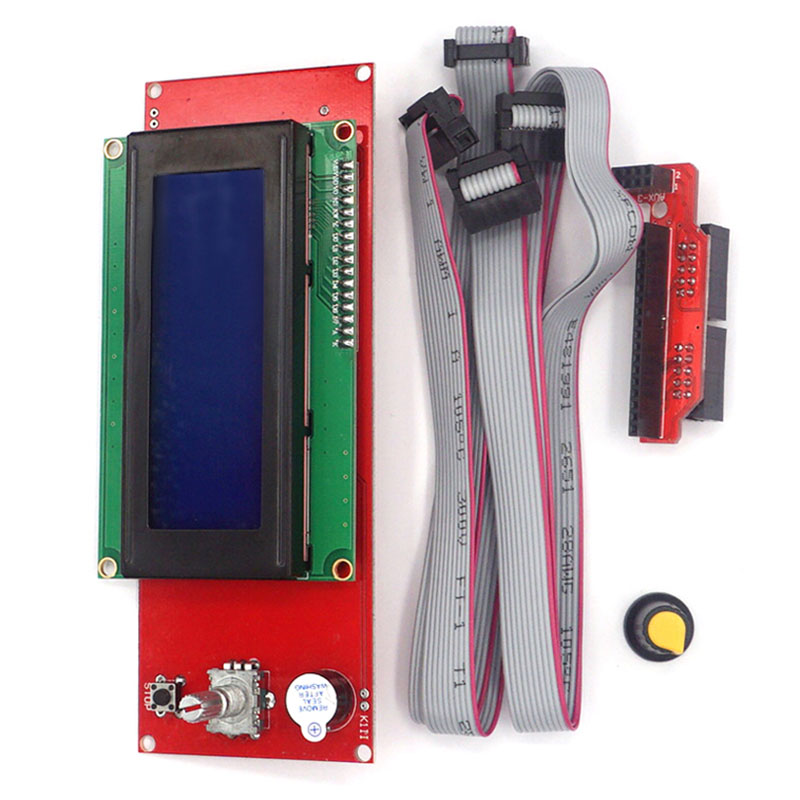 (FZIQ) Smart Display Controller Ramps 1.4 2004 LCD Controller with Adapter Suitable for 3D Printer RepRap Adapter