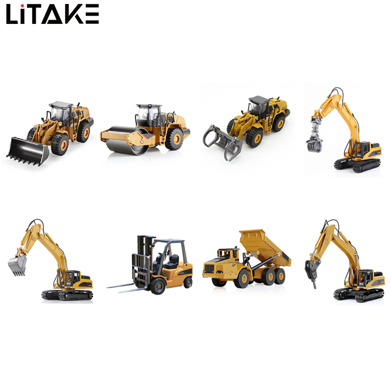 1:50 Truck Model, Metal Diecast High Simulation Engineering Vehicle, Heavy Duty Engineering Track Car For Boys ราคา 437 บาท*ส่งฟรี