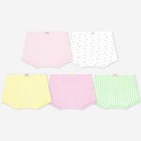 Set quần chip đùi vải cotton spandex mềm mại và an toàn cho da cho bé gái Unifriend Hàn Quốc Size 10-60kg