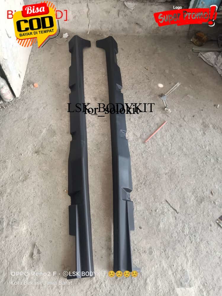 [Ready COD] Promo Murah Bodykit Samping Agya Trd 2018 body kit Grade-A Harga 379,500 rupiah*Gratis Ongkir