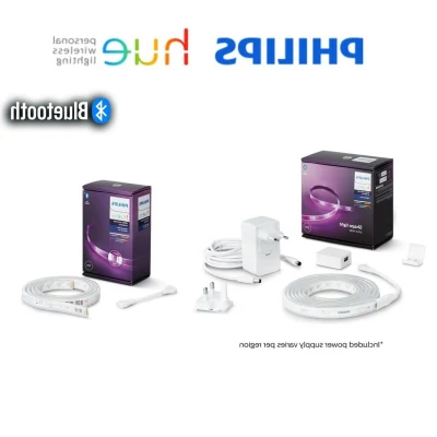 LightStrip Bundle - Philips Hue White and Color Ambiance LightStrips Version 4 2m Base Kit 1m Extension - Bluetooth