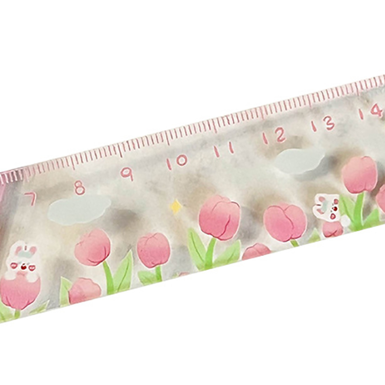 Thước nhựa thước đo phim hoạt hình 15cm cho học sinh ĐI HỌC