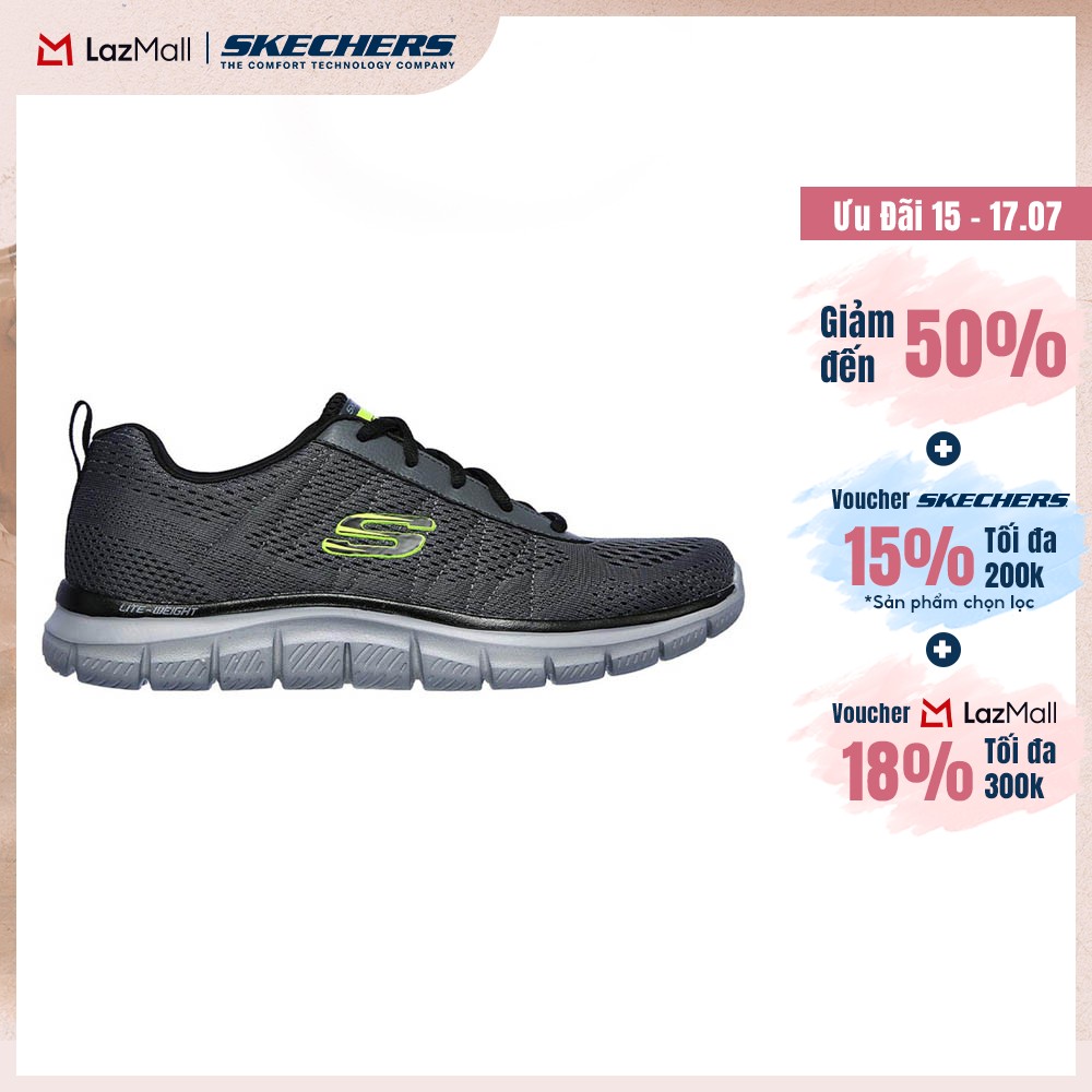 [Chỉ 15-17.07 - Voucher Skechers 18% + Voucher 18%] Giày Thể Thao Nam Skechers Sport Track Moulton Thường Ngày - 232081-CCBK Memory Foam Online Sale