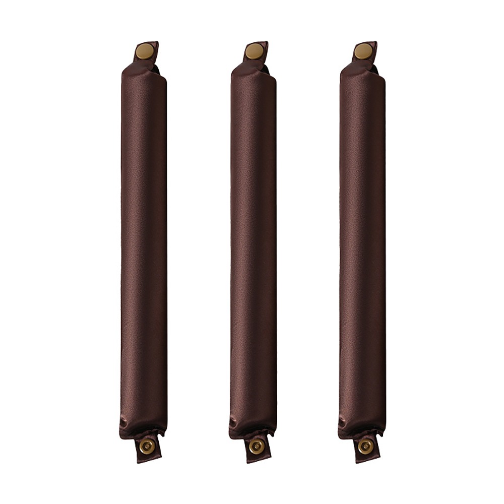 SHUKEYI 3Pcs Satin Máy uốn tóc không  Lọn tóc lười Không  Cuộn tóc Bền Mềm Thanh uốn Dụng cụ tạo kiểu - 5
