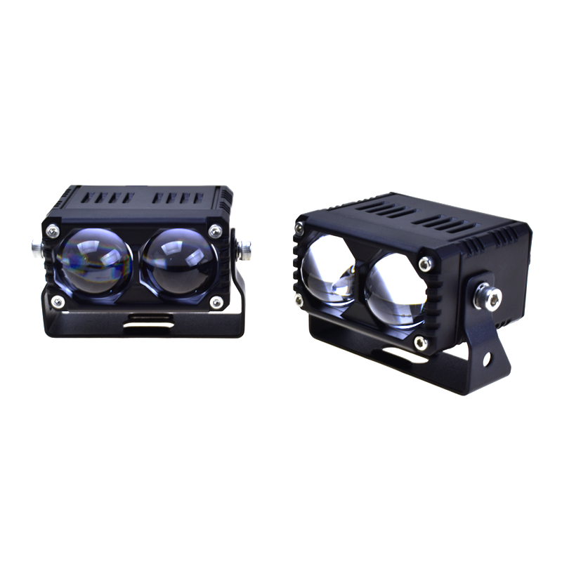 Senlo Hàng Mới Về X2Plus Kính Áp Tròng xanh dương đèn LED sương mù đèn lái xe hai màu đèn pha ô tô mini Đèn Xe Hơi Đèn Pha Xe Máy