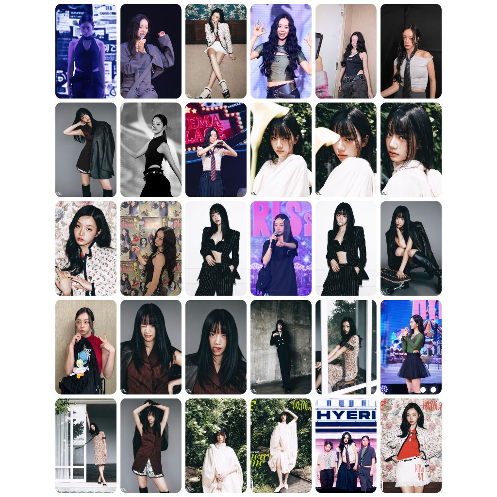 Lomo card 1 mặt LHR-H50 ảnh bo góc Lee Hyeri - IG H12