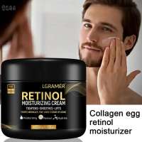 มอยส์เจอร์ไรเซอร์สำหรับใบหน้า Retinol สำหรับผู้ชาย - ครีมต่อต้านริ้วรอยก่อนวัย Pore Minimizer ไวท์เทนนิ่งเรียบเนียน