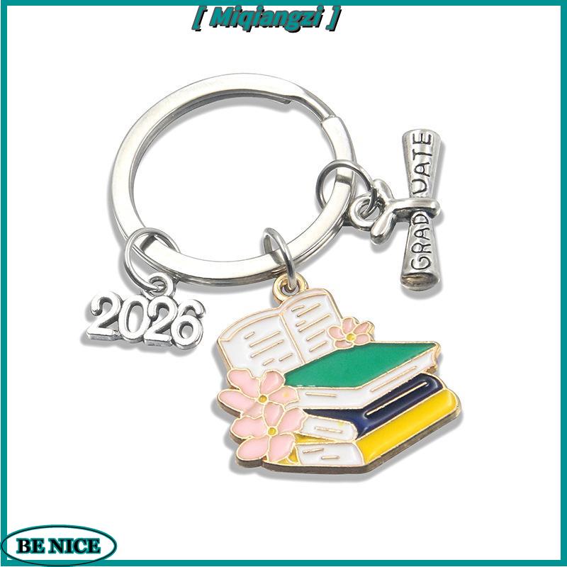 [miqiangzi] 2026 Tốt Nghiệp Gown Cap Lưu Niệm Keychain Kim Loại Keyring Cho Sinh Viên Trường Lễ Đảng Quà Tặng Và Ủng Hộ - 9