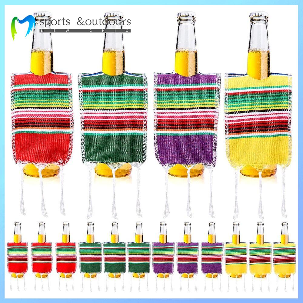 HA SPORTS Chủ đề Mexico Mũ sombrero nhỏ Đầy màu sắc Trang trí lễ hội Vỏ áo ponsô bia Phụ kiện Trang trí tiệc Mũ Rơm Mexico