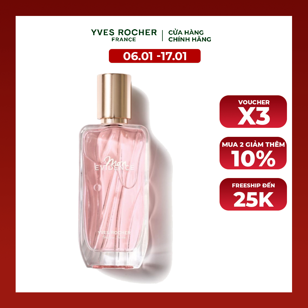 Nước hoa Nữ Yves Rocher Mon Evidence Eau De Parfum - Chai 50ml