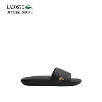 LACOSTE รองเท้าแตะผู้ชาย MENS SERVE SLIDE HYBRID รุ่น 45CMA0089 - BLACK