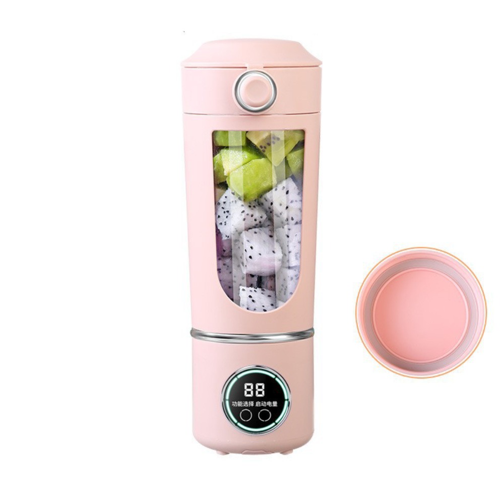 CROSSTIME 700ML Máy làm nước trái cây di động 12 lưỡi dao Thép không gỉ Chai xay sinh tố Sạc USB Trộn nhanh Máy ép trái cây và máy xay sinh tố Chuẩn bị sinh tố - 3