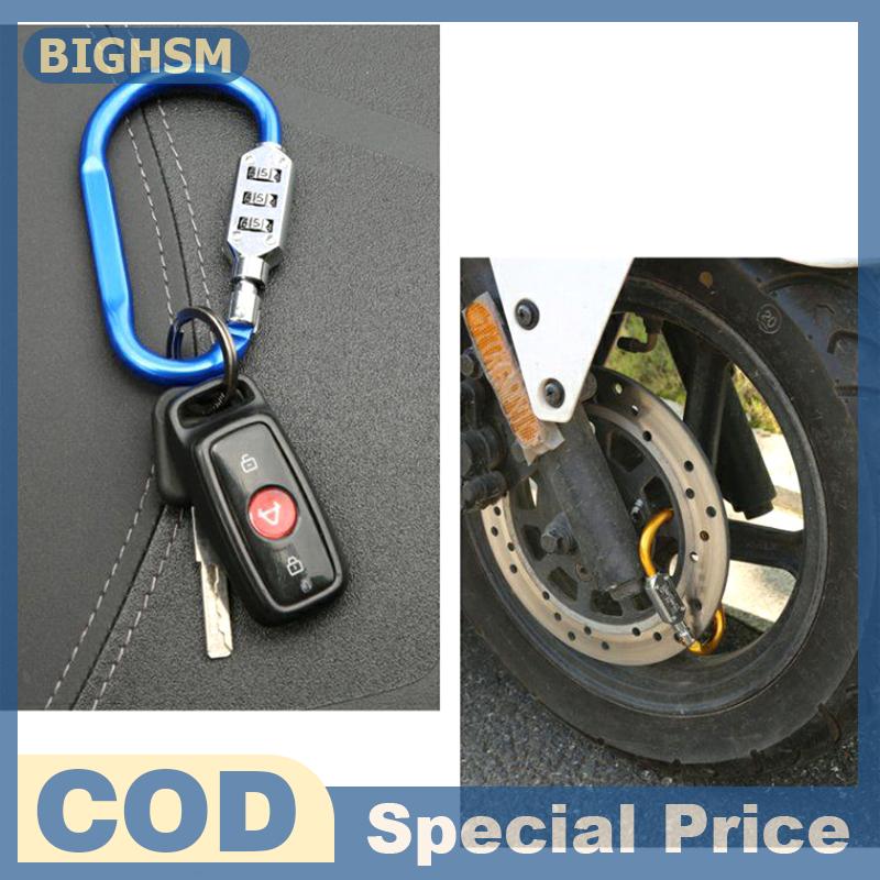 BIGHSM Xe Máy Mũ bảo hiểm khóa Khóa Xe tay ga chống trộm mở mặt Mũ bảo hiểm khóa Fastener + T-Bar cho đua xe máy xe đạp Mũ bảo hiểm khóa