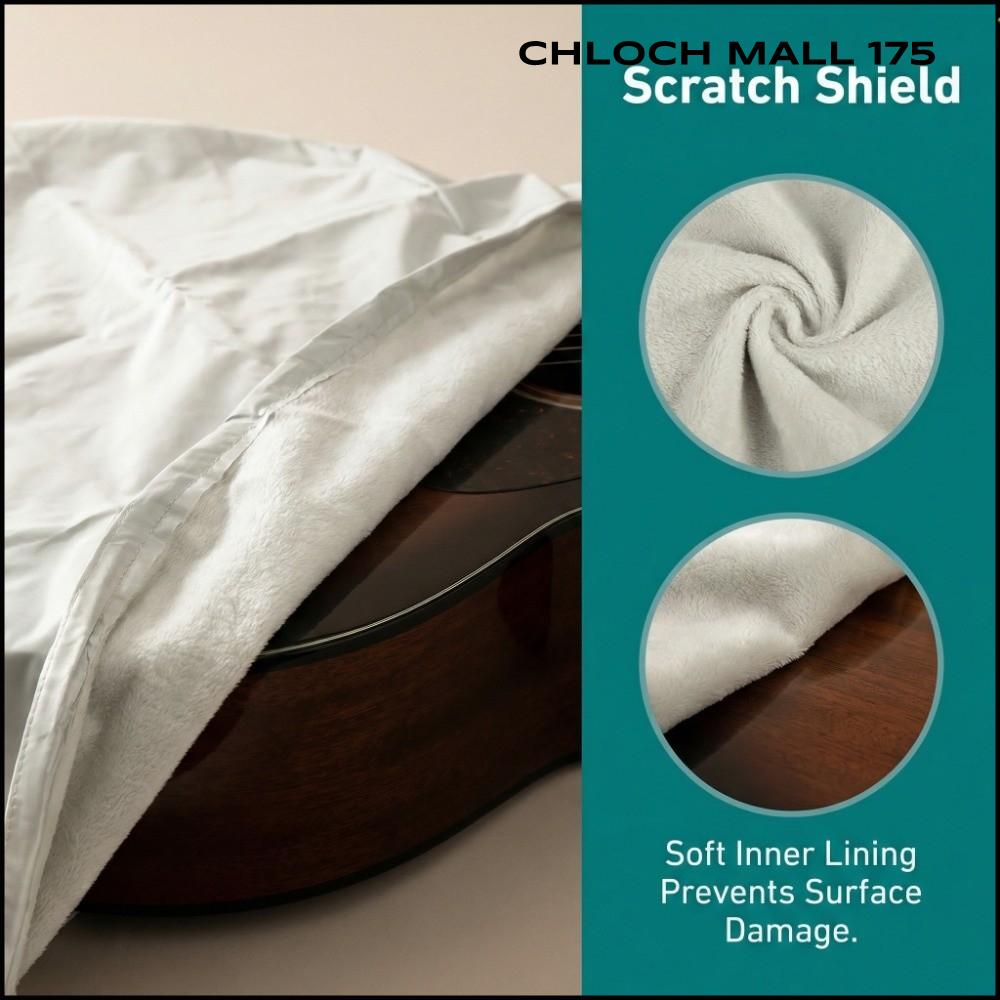 CHLOCH 175 ป้องกันน้ำ ปกกีตาร์ ป้องกันแสงแดด ป้องกันฝุ่น ฝาครอบป้องกันเครื่องมือ นำกลับมาใช้ใหม่ได้ แบบพกพา กระเป๋าป้องกันกีตาร์ ฝึกซ้อมกลางแจ้ง ราคา 547 บาท*ส่งฟรี