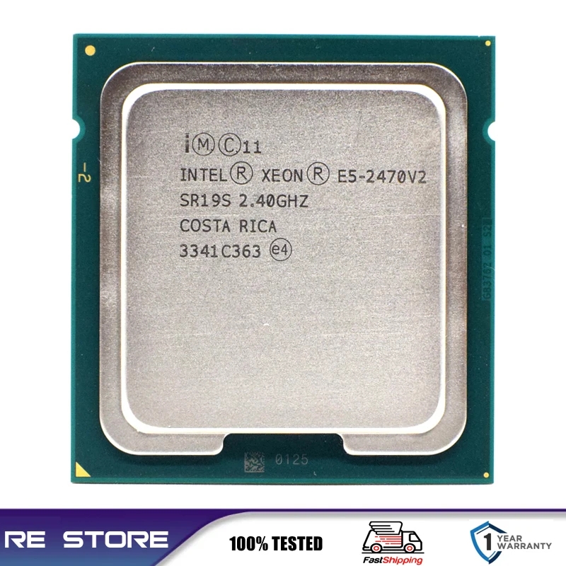 Intel Xeon E5 2470v2 2470 V2 2.4GHz 10 lõi LGA 1356 Bộ xử lý CPU