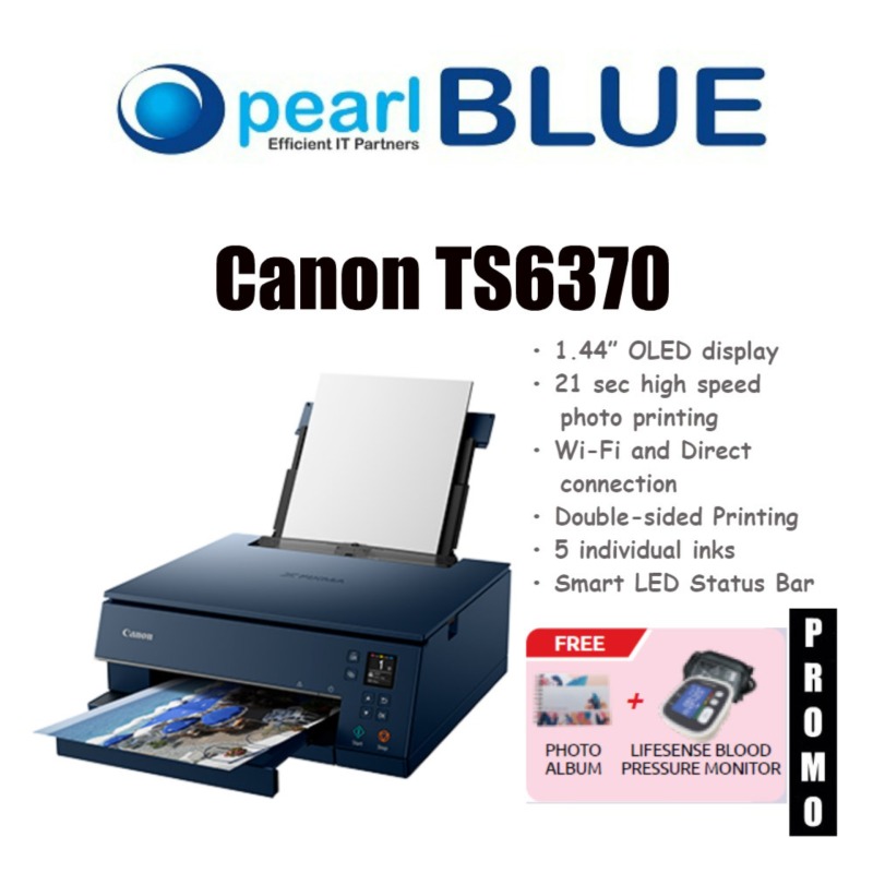 Canon PIXMA TS6370 Wireless All-In-One with 1.44” OLED and Auto Duplex Printing Singapore