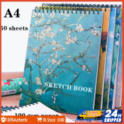 Blank Sketch Book - A4 Size - Watercolor Art Book