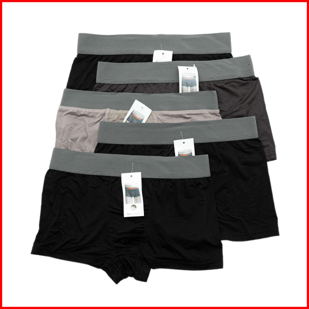 Set 10 quần lót boxer nam cotton thun lạnh, quần sịp đùi nam nhiều lưng co dãn 4 chiều thấm hút tối đa