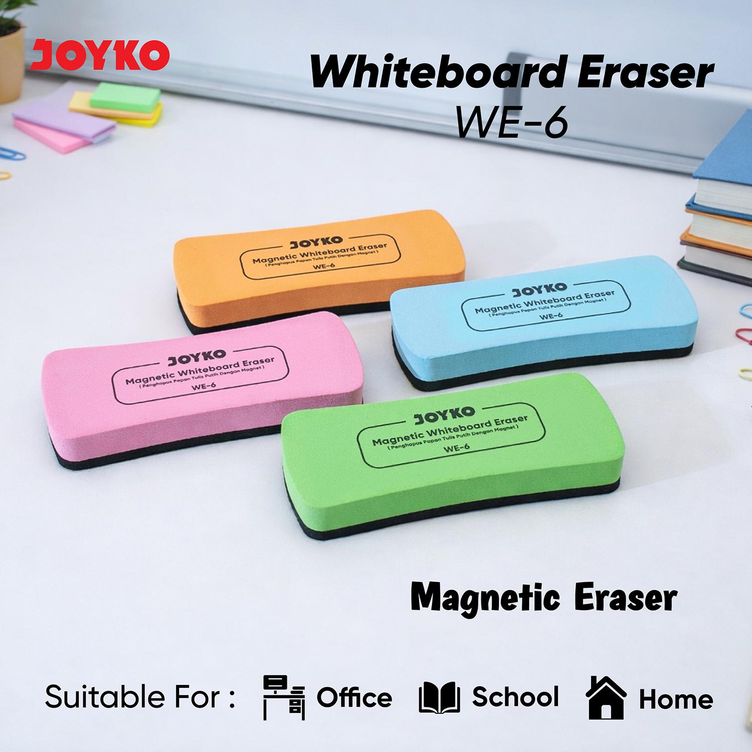 JOYKO Penghapus Papan Tulis Putih Dengan Magnet Magnetic Whiteboard Eraser WE-4~6