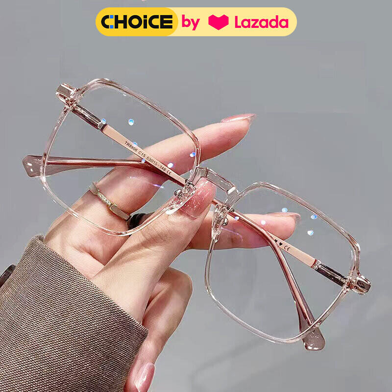 แว่นตาป้องกันรังสีสำหรับผู้หญิง/ผู้ชายเคลือบบางสีฟ้าป้องกันแสงสีฟ้าแว่นคอมพิวเตอร์ผู้ชายผู้หญิง ราคา 46 บาท*ส่งฟรี