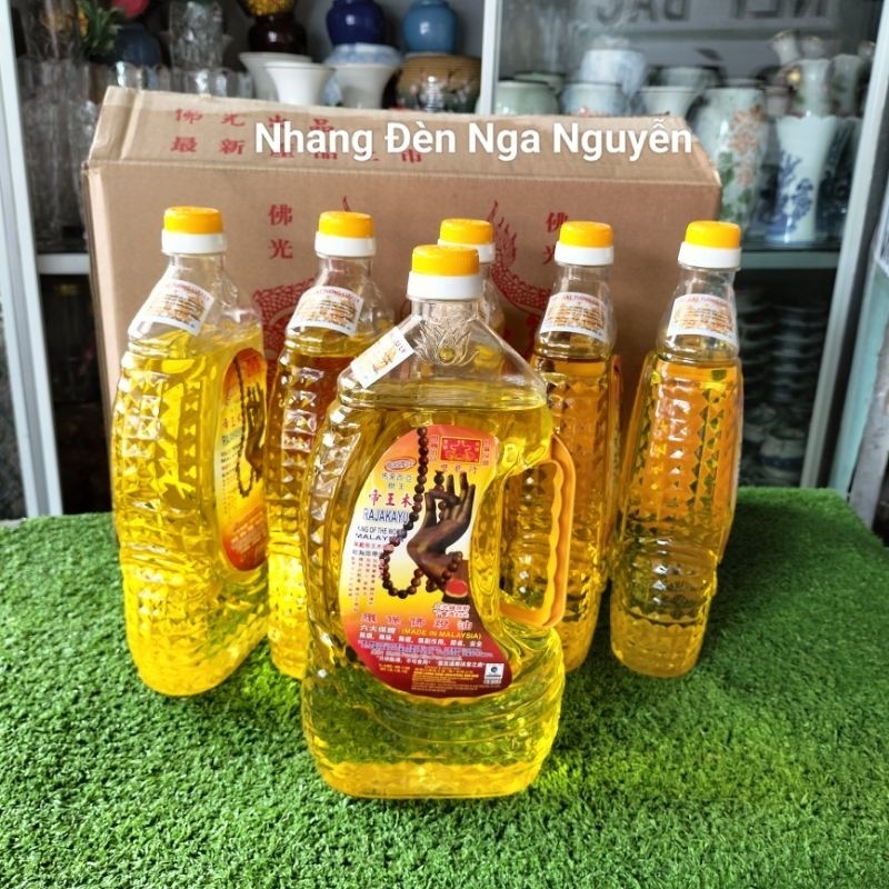 Thùng 6 chai dầu đốt đèn cao cấp Cát Tường Lưu Ly giá sỉ