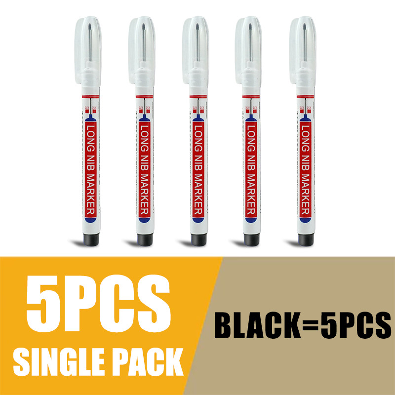 Big Capacity Quick Drying Waterproof Long Tip Marker Pen Long Head Oily Metal Wood Permenant Marker