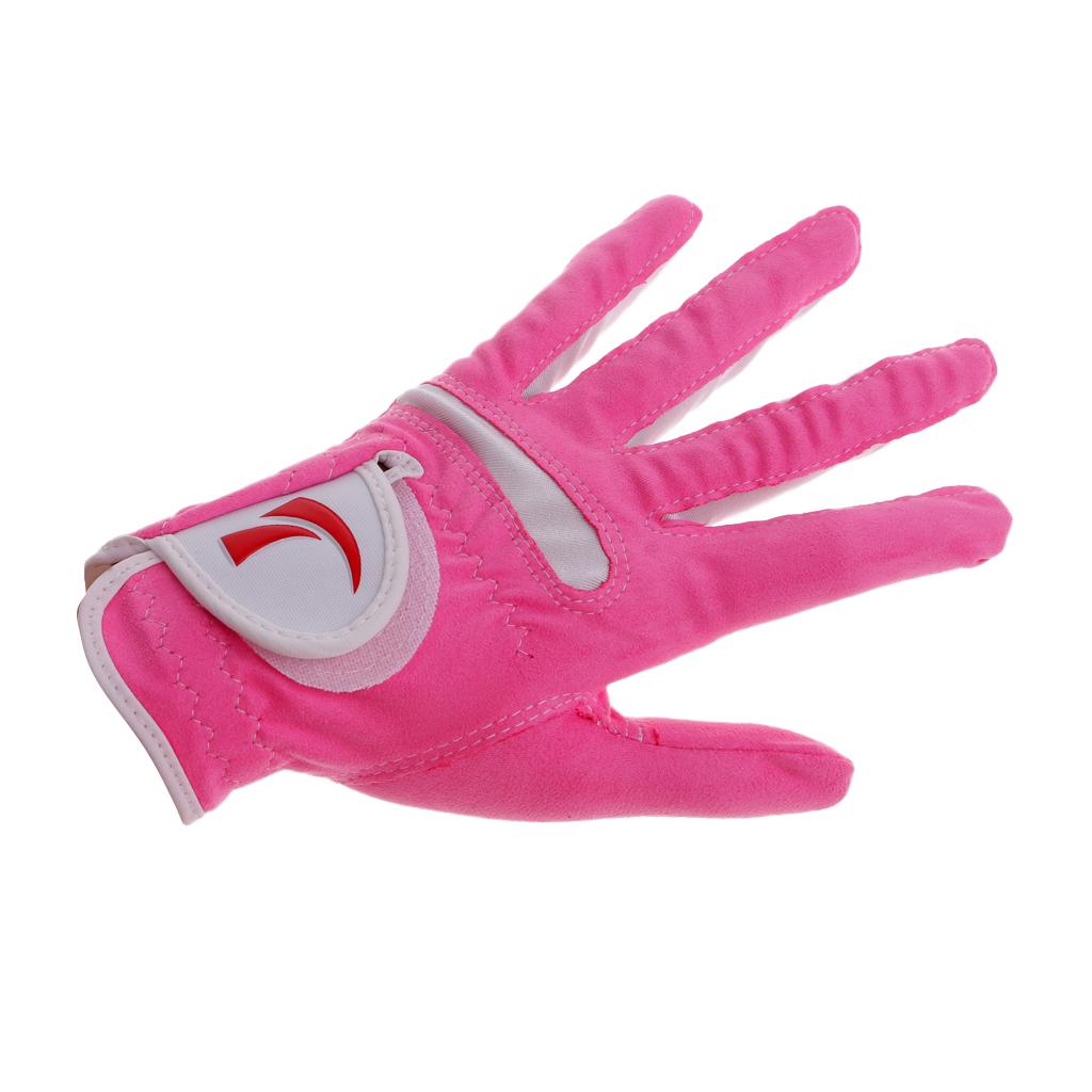 WBMOON 1 Pair Pink Women s Golf Gloves Comfortable - Improve Grip -