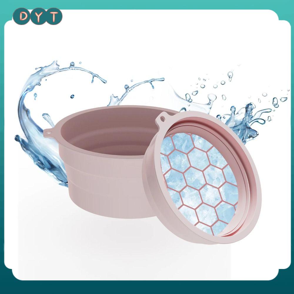 DYT Silicon Bát tắm đá lạnh cho  Có thể gập lại Khay đá tích hợp Chậu rửa  chăm sóc da Đa chức năng Bát nhúng  Điều trị da  tại spa