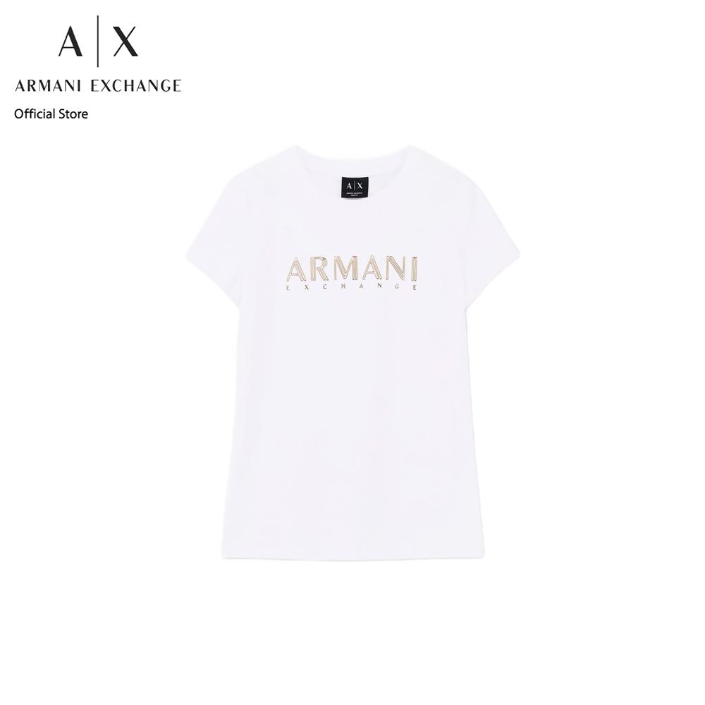 Armani Exchange T-Shirt Woman XW002547-AF23955-U0002 White ราคา 3,990 บาท*ส่งฟรี