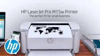HP LaserJet Pro M15w (W2G51A) A4 A5 A6 B5 M 15w M15 Wireless Personal Black and White Laser Printers (replacement of M12W) laserjet