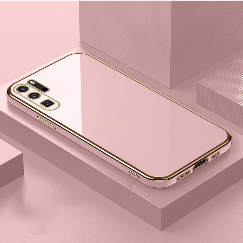 6D Plating Soft TPU Case For Huawei P50 Pro P20 P30 P40 Lite Mate50 40 30 20 P Smart 2021 Z Y8P Y9s Luxury Silicone Bumper Cover