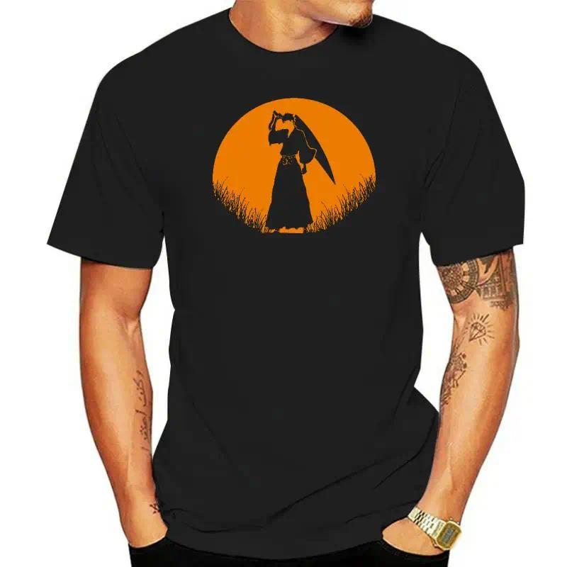 New fashion heavyweight vintage Bleach Ichigo Kurosaki Moon Anime Manga Unisex Tshirt T-Shirt Tee All Sizes Round Neck Tee Shirt