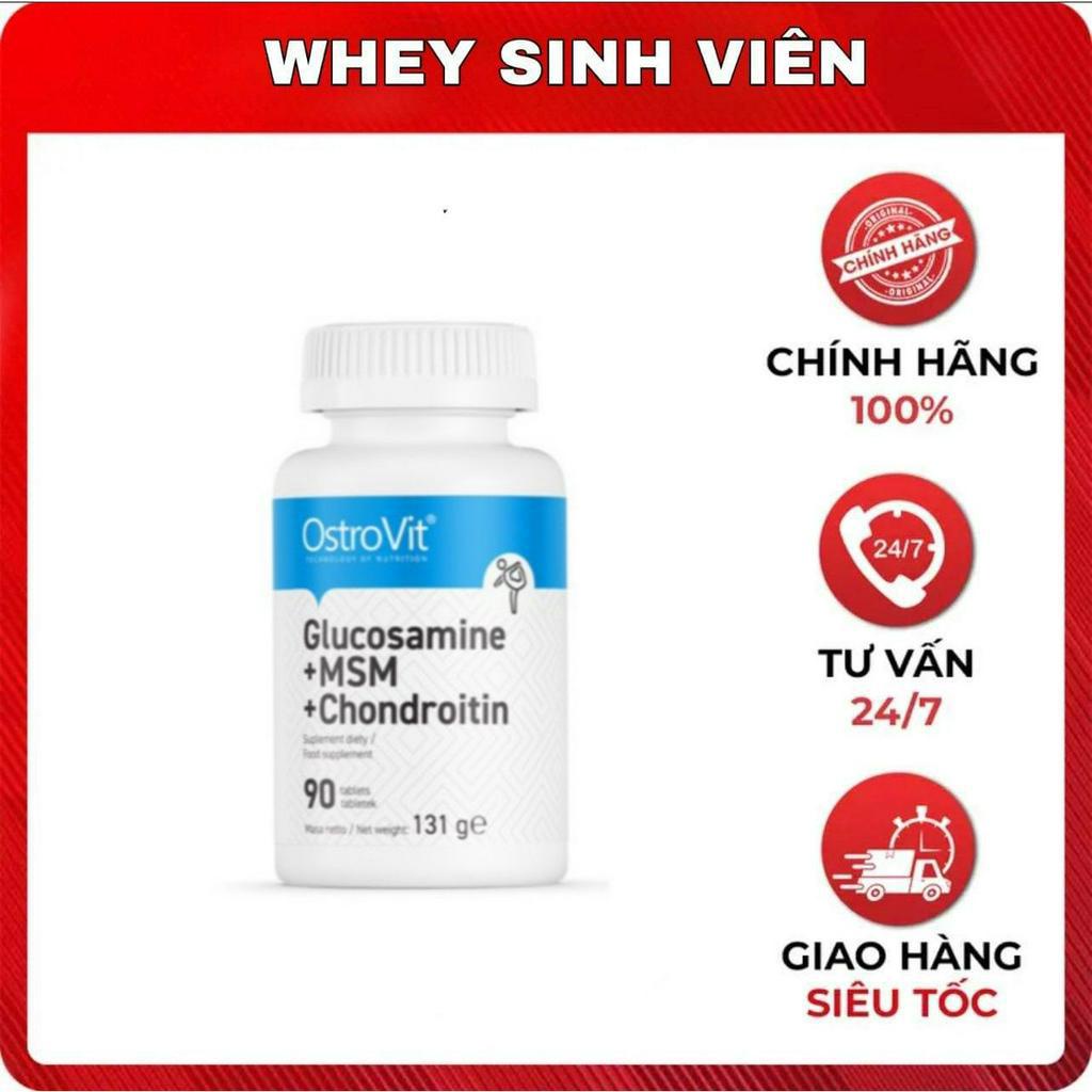 Thực phẩm bổ sung sụn khớp ostrovit glucosamine + msm + chondroitin 90 viên tại wheysinhvien.com