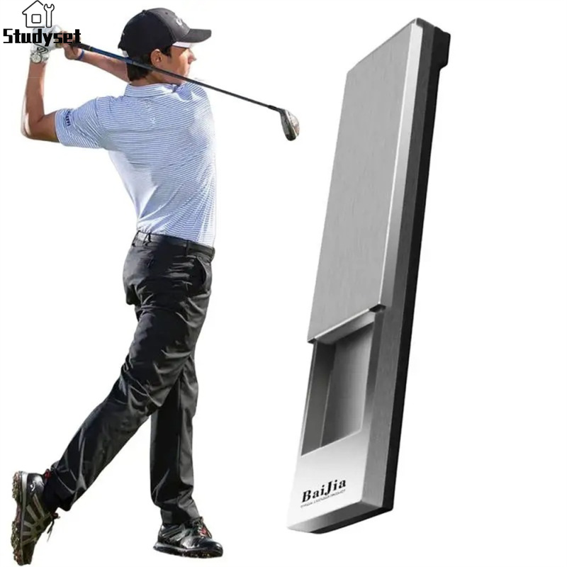 Studyset Golf Swing Training Aid, Stainless Steel Golf Practice Equipment, Reusable Portable Posture Correction Golf Practice Supplies For Indoor Outdoor Golf Club ราคา 2,291 บาท*ส่งฟรี