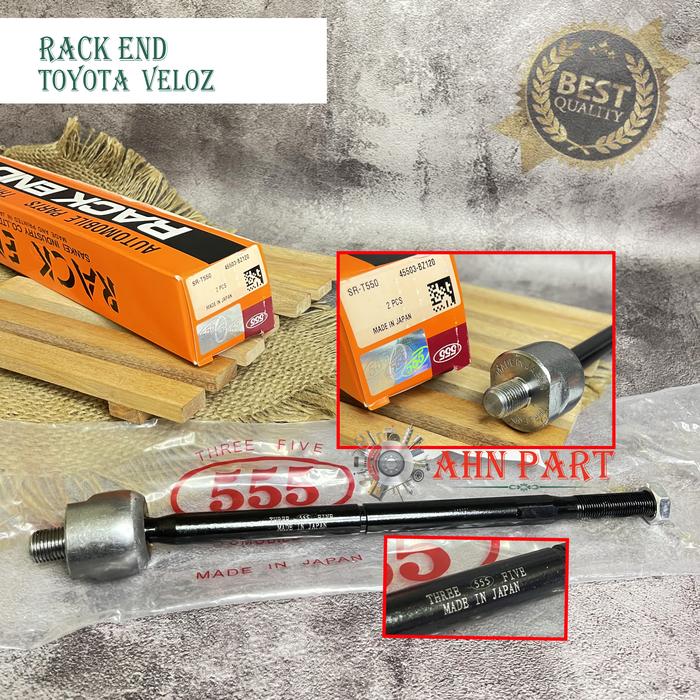 RACK END LONG TIE ROD TOYOTA NEW AVANZA VELOZ 555 JAPAN Harga 120,120 rupiah*Gratis Ongkir