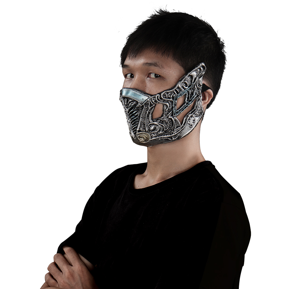 Mortal Kombat -Sub-Zero Mask Cosplay Latex Masks Helmet Masquerade