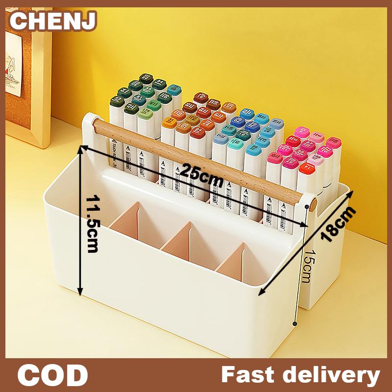 CHENJ Công Suất Lớn Đa Chức Năng Lưu Trữ Chủ Văn Phòng Trường Văn Phòng Di Động Bút Chủ Lưu Trữ Hộp Máy Tính Để Bàn Đồ Lặt Vặt Lưu Trữ Giỏ