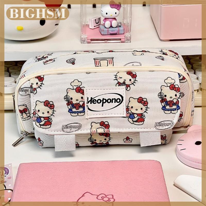  BIGHSM Sanrio Y2K Hello Kitty Kawaii Anime Cao Xuất hiện Lật Bút Trường Hợp Dễ Thương Sinh Viên Dây Kéo Văn Phòng Phẩm Túi Cô Gái Lưu Trữ Túi Đồ Chơi Trẻ Em 