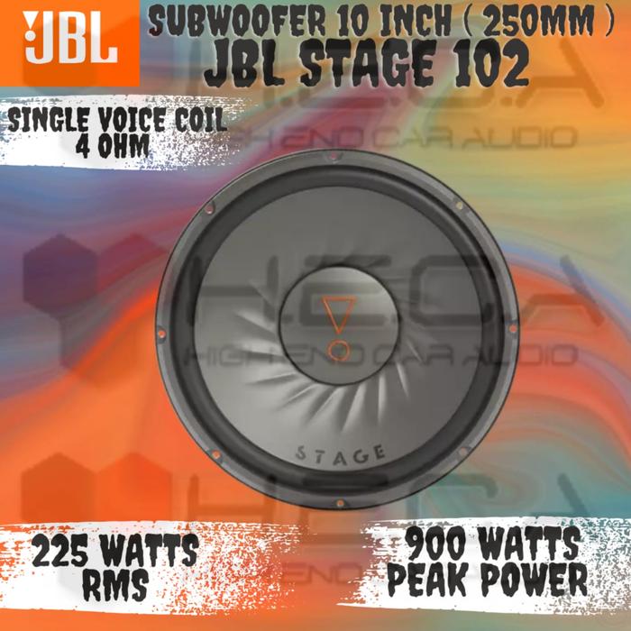 JBL STAGE 102 SUBWOOFER PASIF 10" SINGLE BASS SUB 10 INCH AUDIO -PUSYNONE Harga  1,400,000 Ringgit*Penghantaran Percuma