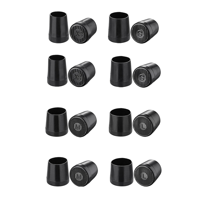 8 Pairs High Heel Protector Heel Repair Caps Covers, Extra Small, Small, Medium, Large,high heel protectors for walking on grass - 2