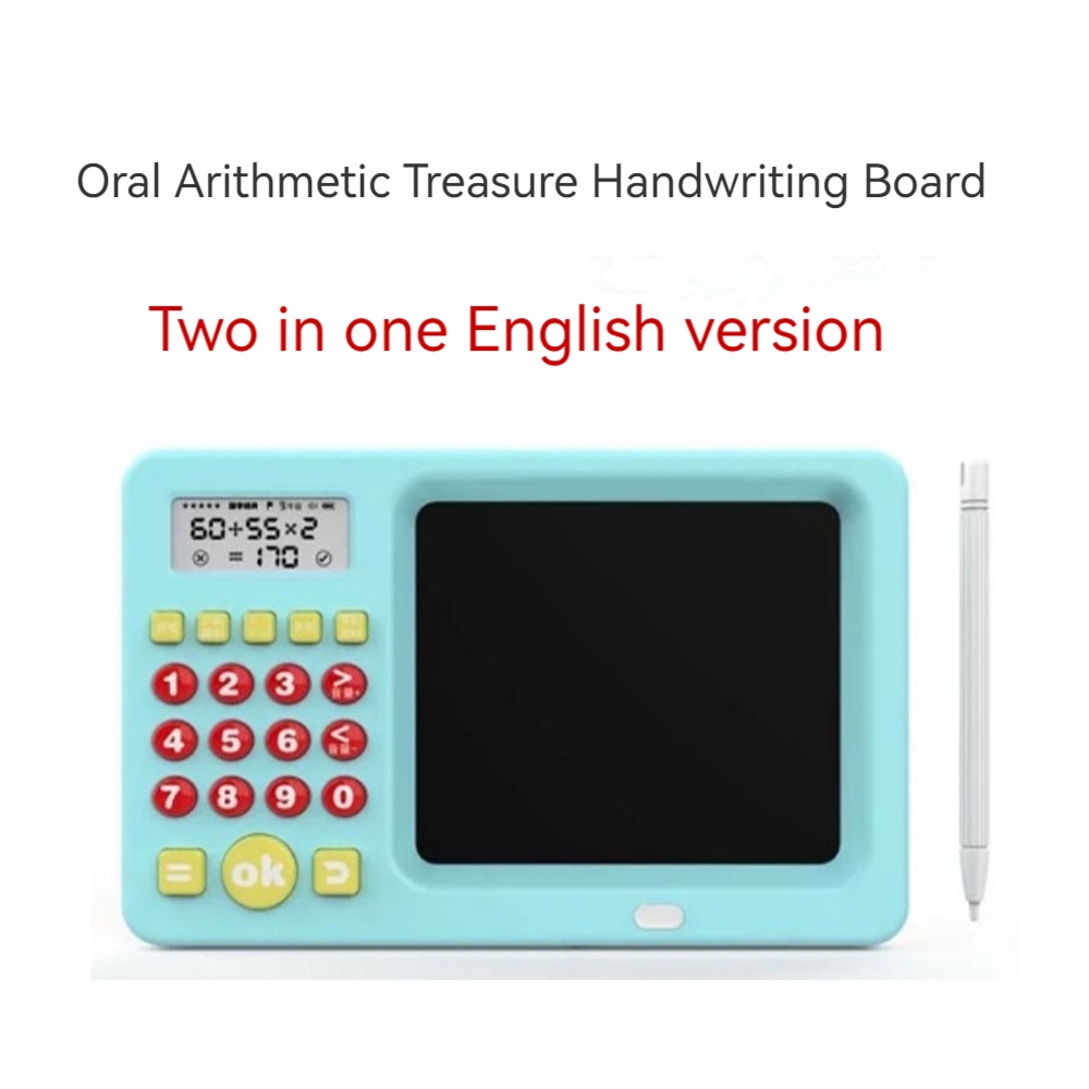 5- 8 year old kids math game LCD writing pad for kids education math learning game birthday gift for boys and girls