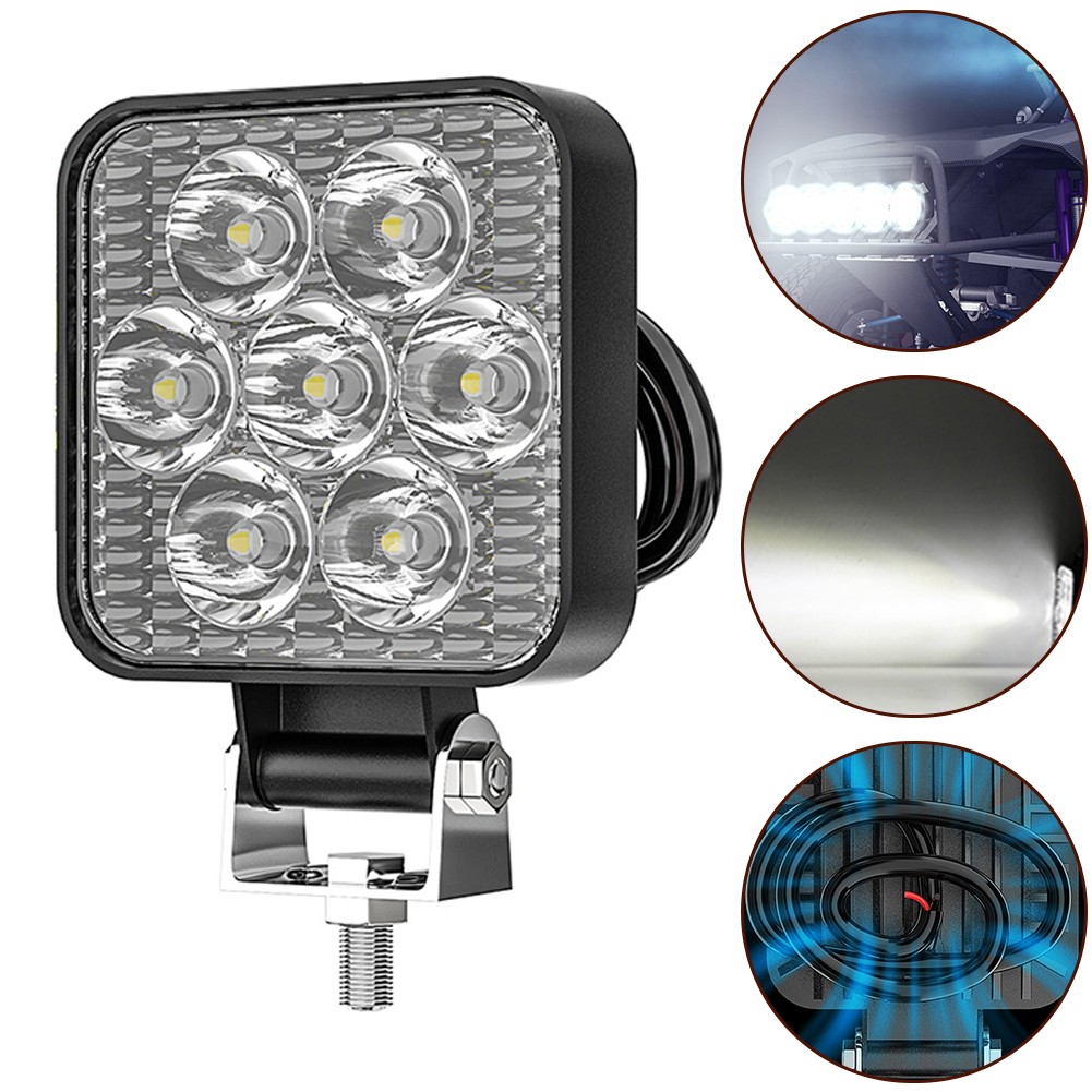【Thời trang tự động】 2 5 inch 7 LED 21W thanh đèn làm việc tại chỗ cho xe tải SUV offroad lái xe đèn sương mù