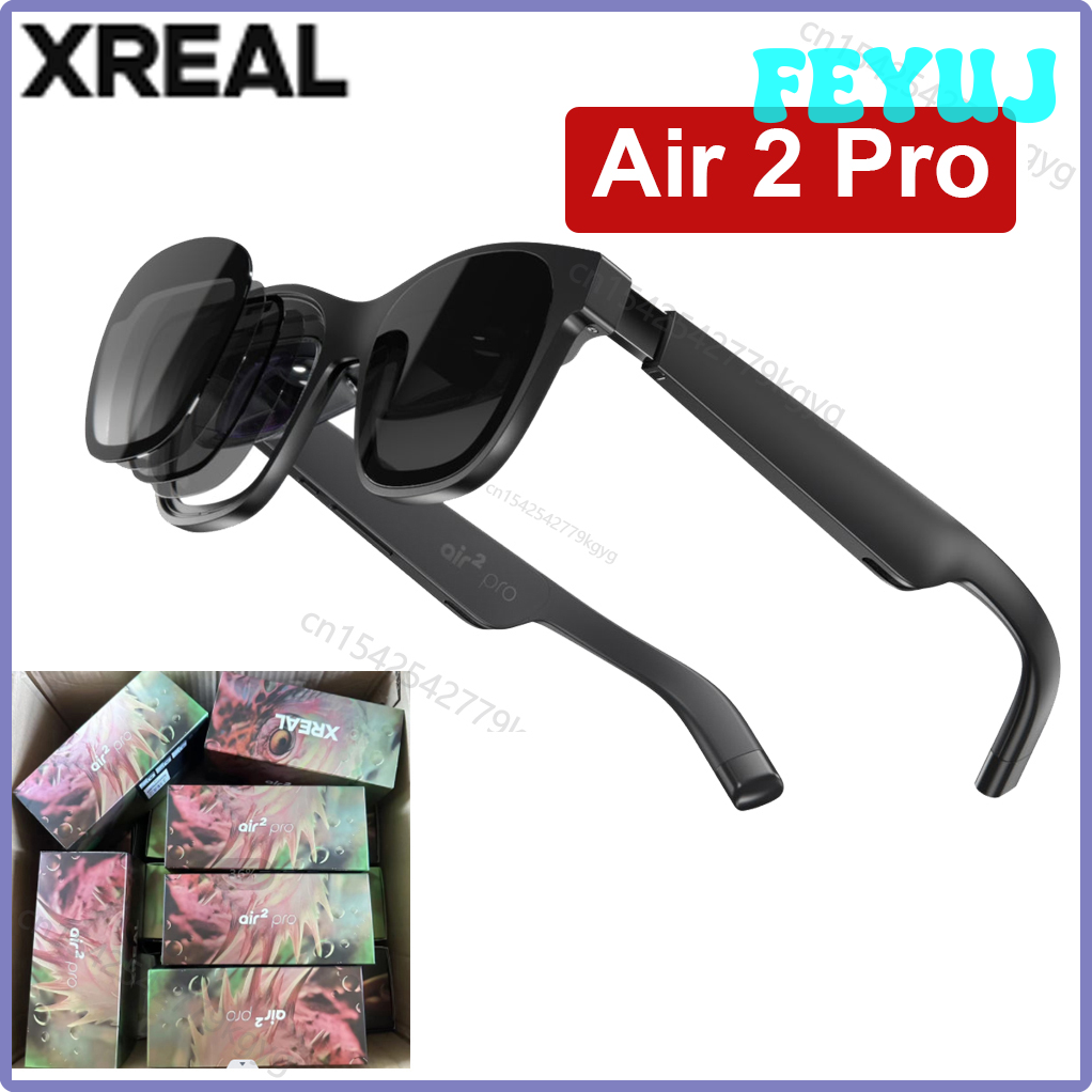 FEYUJ XREAL Air 2 Pro Nreal Smart AR VR Glasses HD 130 Inches Space Giant Screen Private Cinema Portable 1080p View SDHYI ราคา 31,056 บาท*ส่งฟรี
