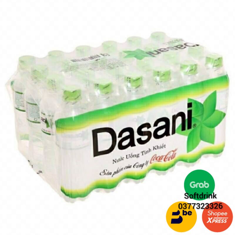 NEW lốc 24 chai nước tinh khiết dasani 350ml hàng chính hãng
