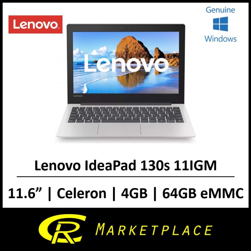 Lenovo IdeaPad 130s 11IGM Intel Celeron N4000 4GB DDR4 64GB eMMC