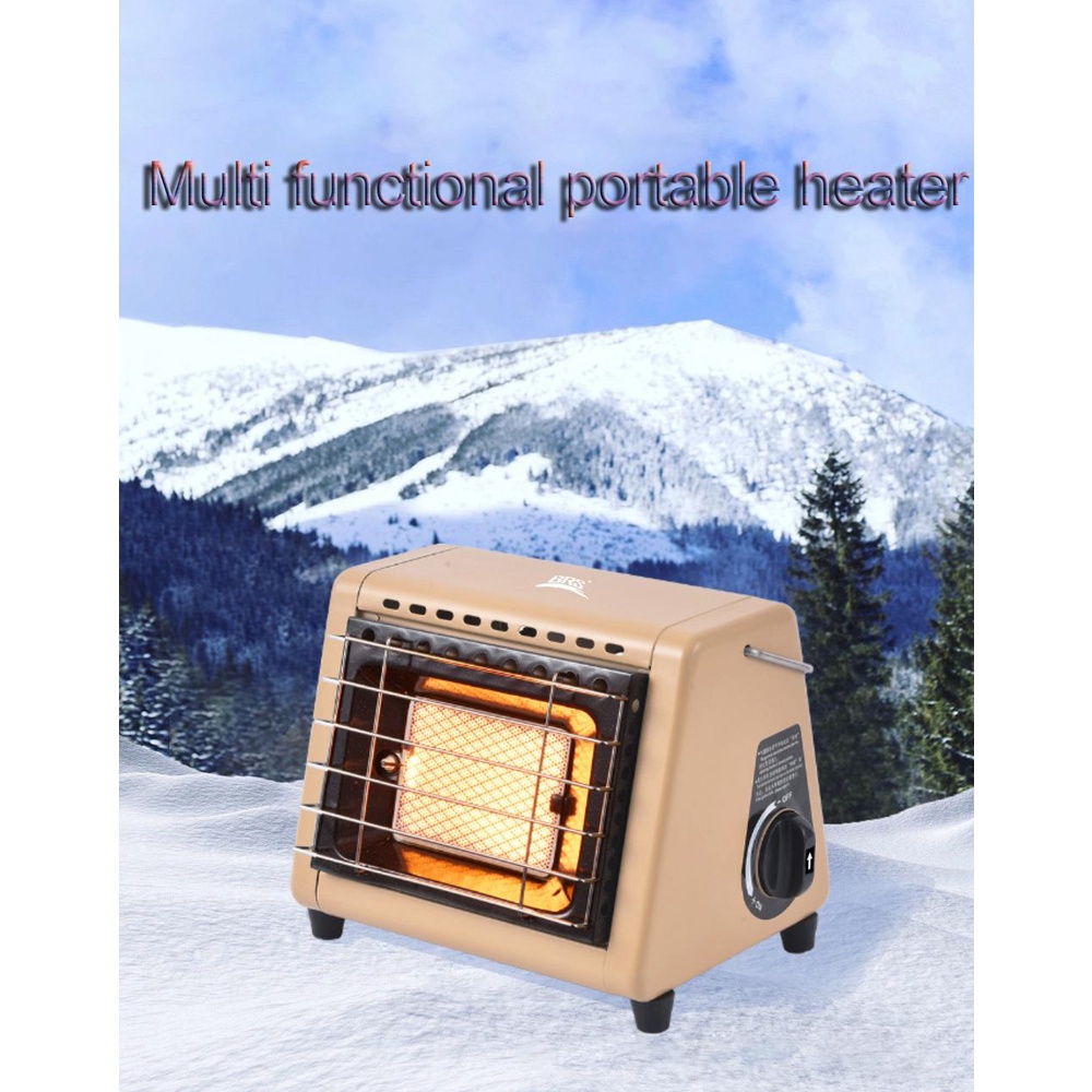 BRS-H23 1500W Multi-functional Portable Heating Furnace Outdoor Camping Hiking Picnic Equipment Dual-Purpose Use多巧能便携取暖炉