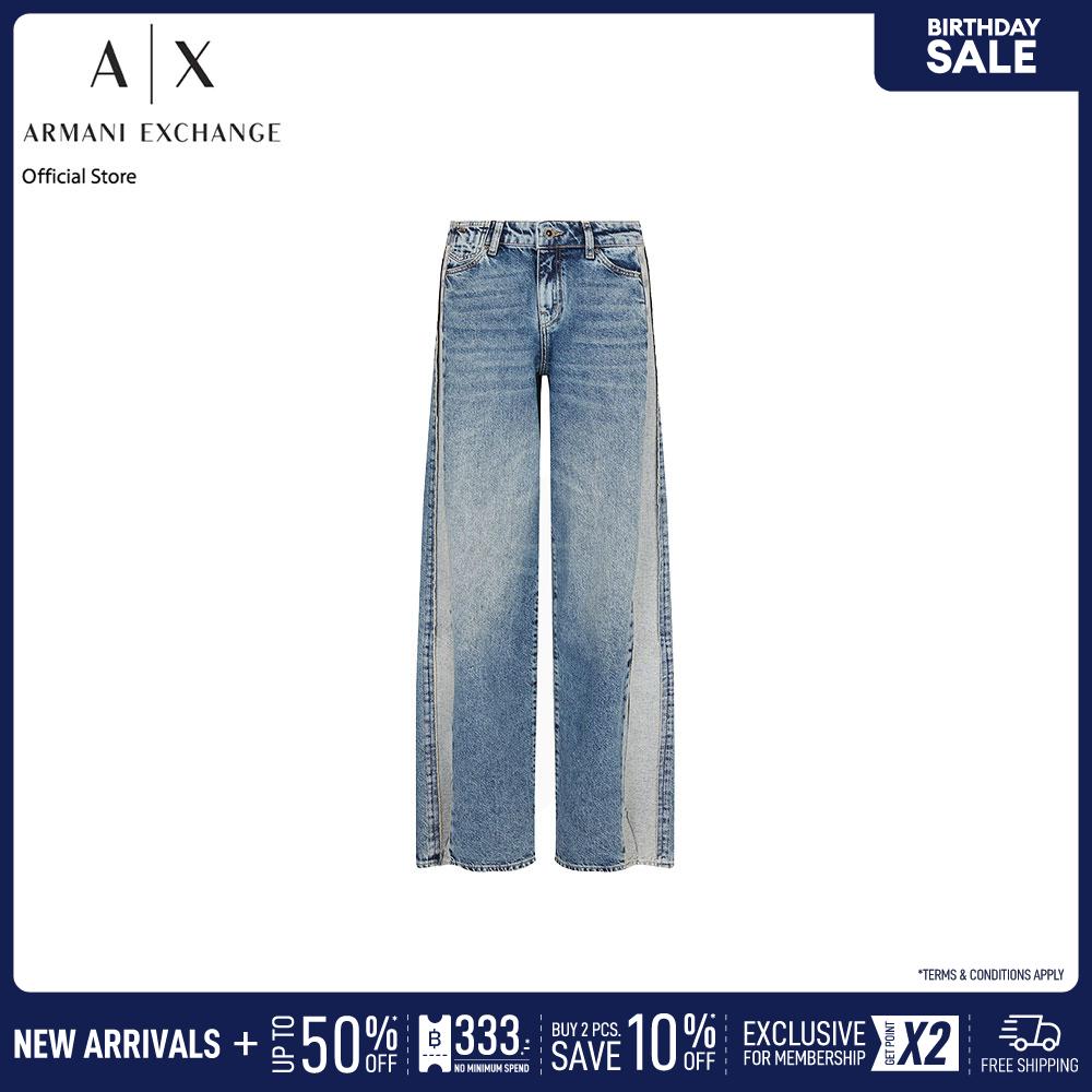 Armani Exchange Jeans Women XW000308-AF12091-MB002 Blue ราคา 12,990 บาท*ส่งฟรี