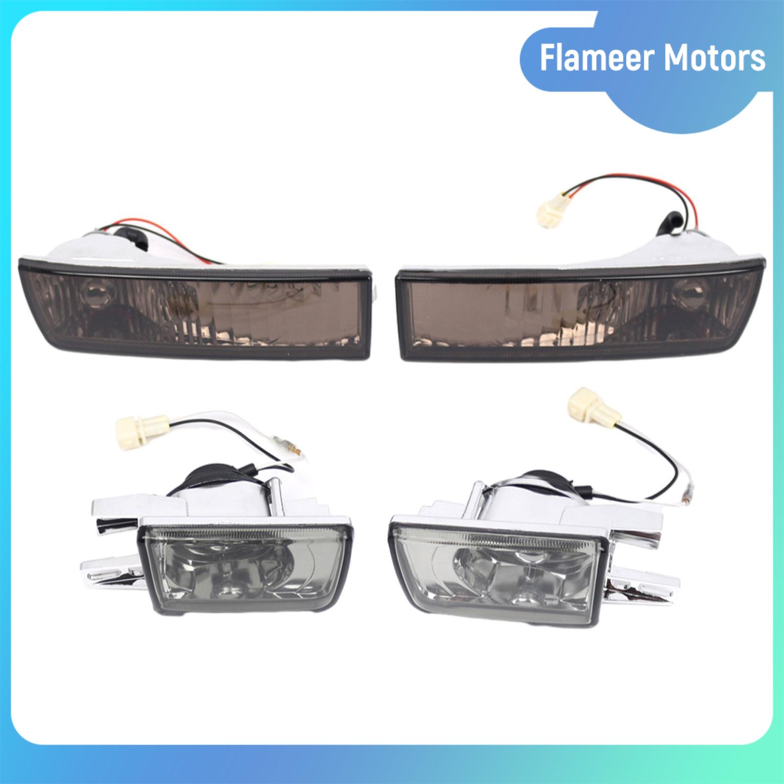 Flameer Đèn Đi Sương mù phía trước đèn báo rẽ 1hm941777 cho VW Jetta MK3 / Vento