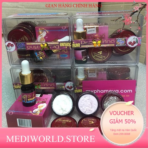 Bộ Kem giảm Thâm, Nám, Dưỡng Trắng Da Yanhee Thái Lan